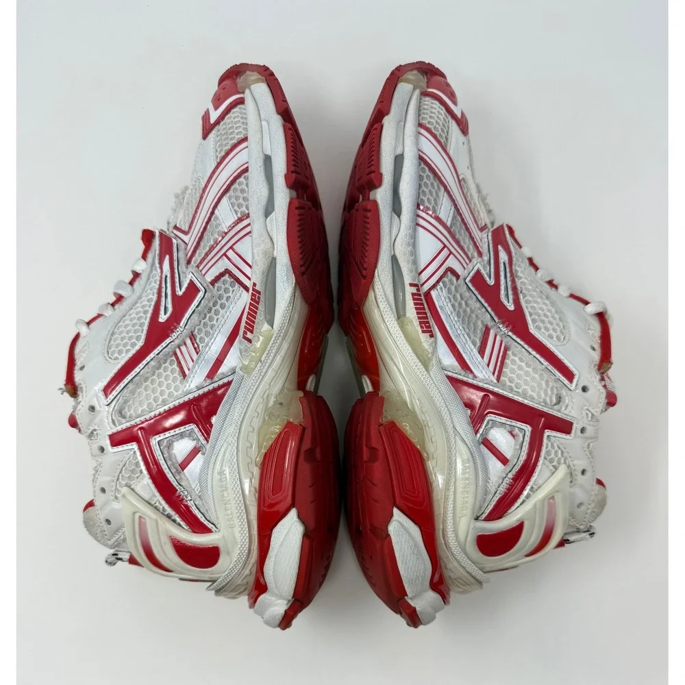Balenciaga Runner Sneaker Red/White Size 9 US 42 EU